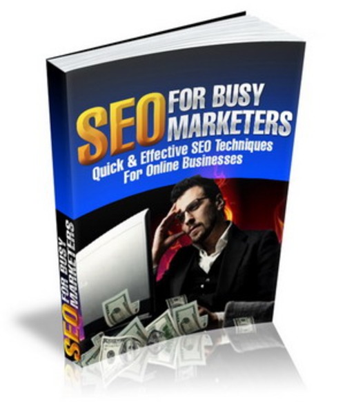 Product picture SEO For Busy Marketers eBook MRR