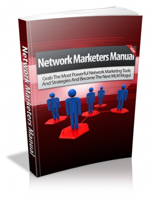 Product picture Network Marketers Manual eBook MRR PLR Giveaway