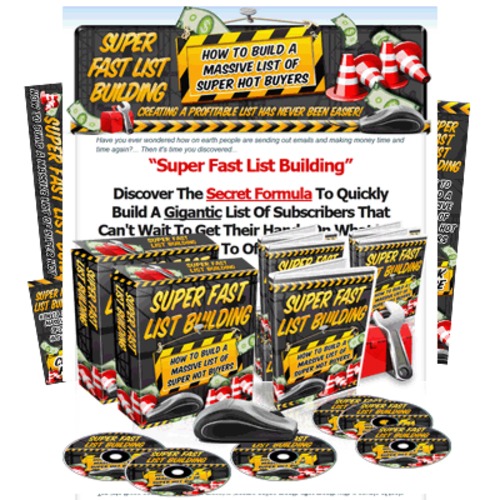 Product picture Super Fast List Building 12 Video Tutorials Resell MRR
