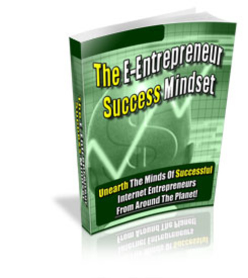 Product picture The E-Entrepreneur Success Mindset eBook Full PLR Rights