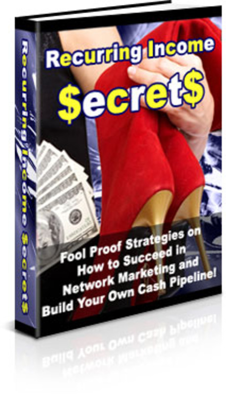 Product picture Recurring Income Secrets eBook Full PLR Rights